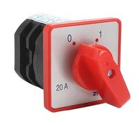 CATBBG Interruptor de potencia multipolar de transferencia de leva rotativa, HZ5D-20/4 L02 L03 M04, 20 A, 4 kW, 2 o 3 posiciones, 1 unidad(20A 4kW L02)