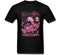 Catcaptor Sakura T-Shirt Card Captor T Shirt Men Anime Tshirt Kawaii Woman Tops Tees Custom Cotton Clothing Couples Gift Size L