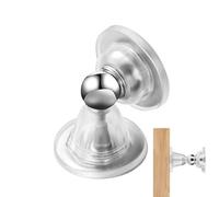 Catch En La Puerta De Colisión - Tapón De Ventosa, Soporte De Puerta No Seductor | Strong Grip Glass Stop, Bloqueador De Puertas Anchas Compactas, Producto De Reducción De Impacto Silencioso Para
