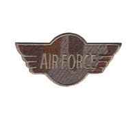 Catch the Patch Air Force Militar Parches Termoadhesivos Militar 8,1 x 4 cm para Adultos con Piloto Escuadrón Aviación Original Vintage, Ejército Español Camuflaje Táctico Outdoor Souvenir