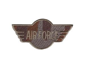 Catch the Patch Air Force Militar Parches Termoadhesivos Militar 8,1 x 4 cm para Adultos con Piloto Escuadrón Aviación Original Vintage, Ejército Español Camuflaje Táctico Outdoor Souvenir