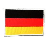 Catch the Patch Alemania Parche Termoadhesivo 7,5 x 4,8 cm para Adultos Niños con Bandera Nacional Tricolor Auténtica, Souvenir Viaje Mundial 2026 Decoración