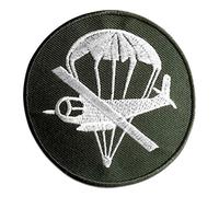 Catch the Patch Avión de Transporte Militar Parches Termoadhesivos Militar 7,4 x 7,4 cm para Adultos con Ejército Español Camuflaje Táctico Outdoor, Airsoft SWAT Medico Insignia Detalle Auténtico
