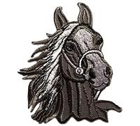 Catch the Patch Caballo Semental Parches Termoadhesivos Animales 7,3 x 9 cm para Niños con Tela Tejido Algodón Original, Perro Gato Ropa Pantalones Jeans Coser Reparación