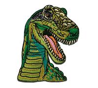 Catch the Patch Dinosaurio Parches Termoadhesivos Reptiles 6,9 x 5 cm para Niños con Tela Tejido Algodón Original, Cosible Niño Ropa Pantalones Jeans Coser Reparación