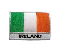 Catch the Patch Irlanda Parche Termoadhesivo 5,3 x 7,6 cm para Adultos Niños con Bandera Nacional Tricolor Auténtica, Souvenir Viaje Mundial 2026 Decoración