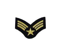 Catch the Patch Militar Ejército Estrella Parches Termoadhesivos Militar 6,4 x 5 cm para Adultos con Veterano Souvenir Auténtico Original, Parche Personalizado Regalo Idea Camuflaje Detalle España