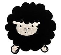 Catch the Patch Oveja Parches Termoadhesivos Animales 7,5 x 8 cm para Niños con Tela Tejido Algodón Original, Perro Gato Ropa Pantalones Jeans Coser Reparación