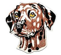 Catch the Patch Perro Parches Termoadhesivos Animales 8,5 x 8,7 cm para Niños con Tela Tejido Algodón Original, Cosible Niño Ropa Pantalones Jeans Coser Reparación
