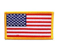 Catch the Patch USA Ejército Bandera Parches Termoadhesivos Militar 7,5 x 4,7 cm para Adultos con Stars Stripes Patriota Auténtico Vintage, Carnaval Cosplay Soldado Souvenir Idea España