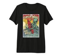 Catch The Wave San Diego Surf Club - Gráfico Kraken Camiseta Premium