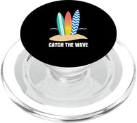 Catch The Wave Summer Coastal Diseño Gráfico PopSockets PopGrip para MagSafe