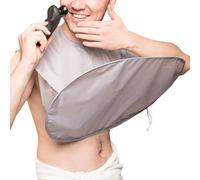 Catcher de babero de afeitar de barba | Grandes barbas de afeitar la capa de delantal | Hoja de delantal de afeitar | Catchers de rasurador de barbas plegables | Catcher de cabello facial ligero para