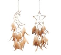 Catchers Dream - Dream Catcher for Girls | Decoraciones de cazador de sueños de plumas | Decoraciones para la boda, la decoración del dormitorio y el techo | Arte de pared colgante bohemio hecho a man