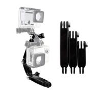 Catchorn Brazo de extensión 3 en 1 ajustable, soporte pivotante compatible | Versátil juego de brazos 3 en 1 compatible con GoPro, perfecto compatible con capturar ángulos únicos