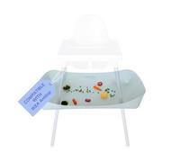 CATCHY - Atrapa alimentos compatible con la trona IKEA Antilop + 11 otras sillas altas. La trona se vende por separado - Bebés y niños pequeños - Inspirado en lino de primera calidad - Accesorio para