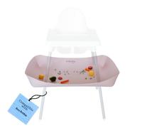CATCHY Colector de alimentos para tronas | Compatible con silla alta IKEA Antilop y otras 11 marcas | Fácil de limpiar | Agarrador de comida y desorden para bebés y niños pequeños | Mantenga los pisos