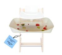 CATCHY - Atrapa alimentos compatible con la trona Stokke Tripp Trapp + 11 otras sillas altas - La trona se vende por separado - Bebés y niños pequeños alimentos y recogedor de desorden - Inspirado en