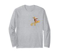 Catdog Best of Both Worlds Retro Cat Character Left Chest Manga Larga