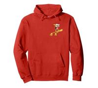 Catdog Best of Both Worlds Retro Cat Character Left Chest Sudadera con Capucha