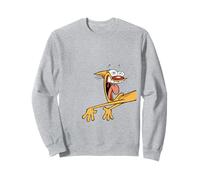 Catdog Best of Both Worlds Retro Cat Character Sudadera
