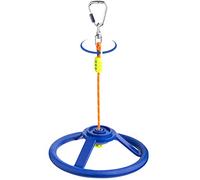 Cateam Rueda giratoria Ninja Slackline con articulación giratoria de 360 Grados y mosquetón Slackline, Accesorio Giratorio de 360 Grados para tu Carrera de obstáculos