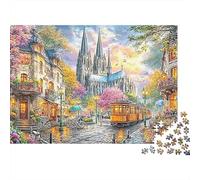 Catedral de Colonia Puzzle De 1000 Piezas Un Desafiante Juguetes Resistentes A La Presión Familiar Cute Regalos Familiares para Adultos Y Niños 38x26cm/1000pcs