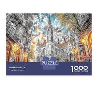 Catedral de Colonia Puzzle Imposible,desafío for Adults Interesante Juego Educativo 1000 Piezas Obra De Arte De Juego De para Adultos Y Niños A Partir De 12 Años 70x50cm/1000pcs