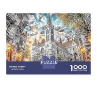 Catedral de Colonia Puzzles 1000 Piezas Un Desafiante Juguetes Resistentes A La Presión para Toda La Familia Cute Regalos Familiares para Adultos Y Niños 38x26cm/1000pcs