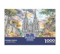 Catedral de Fuegos Artificiales Puzzle para Adultos Rompecabezas Imposible Y Lleno De Color Excelencia para El Público Adulto (A Partir De 14 Años) 38x26cm/1000pcs