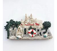 Catedral de Palma de Mallorca España Imán de Nevera 3D Resina de la Ciudad de Viaje Recuerdo Colección de Regalo Fuerte Etiqueta Engomada refrigerador