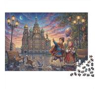 Catedral de San Basilio Puzzle 1000 Piezas Adultos Y Niños,Anti-estrés,Reto,14 Años+,Deco Pared,Regalo Ideal,Premium,Cartón,Rompecabezas,Relax,Desafío,Educativo 38x26cm