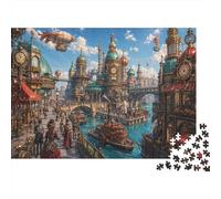 Catedral de San Basilio Steampunk Puzzle 1000 Piezas, Desafío de Difícil