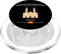 Catedral de Santiago de Compostela A Coruña Bandera de España PopSockets PopGrip para MagSafe