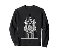 Catedral Gótica Arte Lineal Sudadera