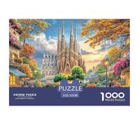 Catedral Histórica Puzzle De 1000 Piezas Entretenimiento Creativo Decoración Familiar Formación De Equipos Niños De 8 A 12 Años 52x38cm/1000pcs