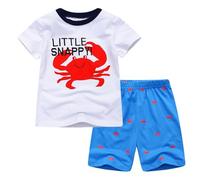Categoría de producto: camiseta de dinosaurio de dibujos animados para bebé, con pantalones cortos de rejilla, ropa de uso diario de alta calidad para un corte cómodo, bonito diseño de dinosaurio