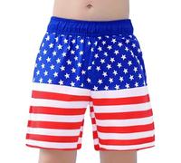 Categoría de producto Pantalones cortos para chicos - Título del producto Estilo Casual Estampado Floral Pantalones cortos Vacaciones Playa Pantalones florales, azul oscuro, 7-8 años