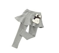 Categoría de producto Pantalones para niñas - Falda de polainas para niños pequeños de moda con volantes Falda y pantalones de forro polar para - más versátil, gris, 12-18 meses