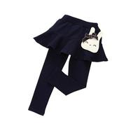 Categoría de producto Pantalones para niñas - Falda de polainas para niños pequeños de moda con volantes Falda y pantalones de forro polar para - más versátil, marine, 3-4 años