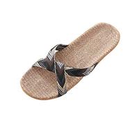 Categoría de producto Pantuflas de casa para hombre | Pantuflas interiores cómodas para | Slides casuales para playa y viajes casuales, gris, 44 EU