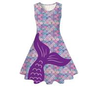 Categoría Vestido de Verano sin Mangas para niñas | Estilo cómodo para Uso Diario y Ideal para días soleados y Eventos Familiares Línea Suelta Que Acompaña su Paso