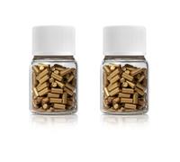 CATELL 400 Piezas Piedras para Mechero, Piedras Mechero, Piedras Universal para Encendedor con Botella de Almacenamiento Pedernal Compatible con La Mayoría de Los Encendedores (Dorado)