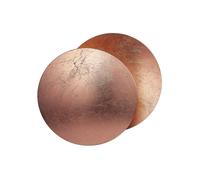 Catellani & Smith Lederam W, lámpara de pared LED, cobre - ø17 cm