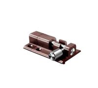Catenaccio Porta 1 Juego de pestillo puerta acero inoxidable, Perno bloqueo seguridad, corredera, ventana, barril, Hardware barra(Beige6.8cm)