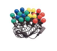 Catenaria 10 M para 20 Bombillas LED Mini Globo Multicolor IP44 V-TAC [EEK: Valor no aplicable]