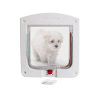 Catera para Gatos pequeños, escotilla para Gatito Impermeable, de Bloqueo de 4 direcciones para Cachorros, Puerta Reforzada, Dormitorio, Garaje, Acceso Seguro Animales domésticos