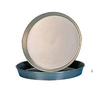 Catering aparato superstore - S474 hierro Pizza Pan, 1,5 cm, negro