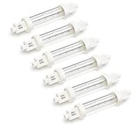 Catering Parts UK Lámparas de calor de 300 W 240 V, luces de pórtico, lámpara de alimentos con cubierta de 118 mm, R7S, pieza n.º LA01, ajuste a presión (6)