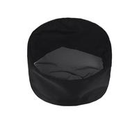 Catering Trabajo con gorro de cocinero Gorro de camarero Restaurante Hotel Cocina Gorro de Trabajo Boina Punto, Negro , talla única